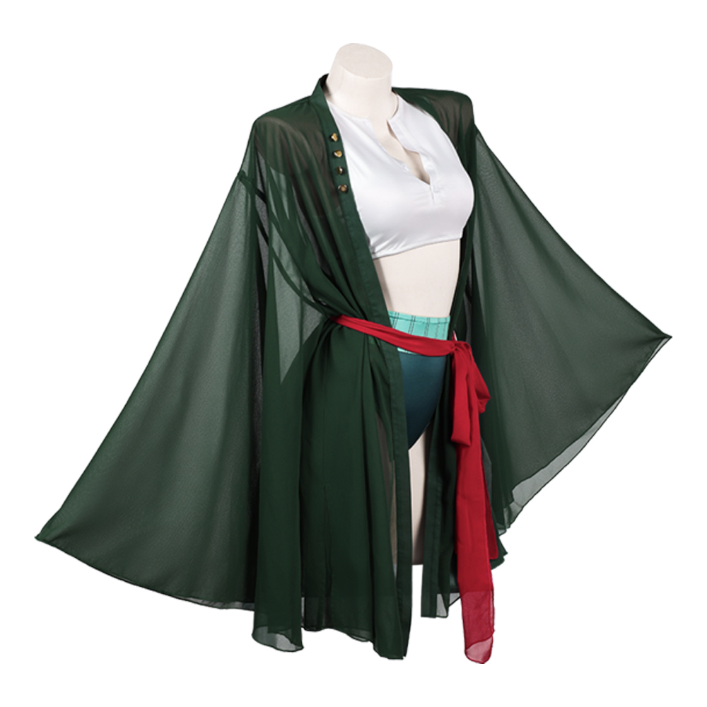 Anime Zoro Cosplay Female - Костюм для косплея Ророноа Зоро, женский