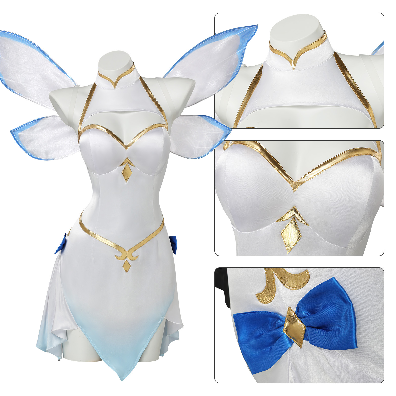Re Zero Rem Wig - Костюм для косплея Рем из аниме