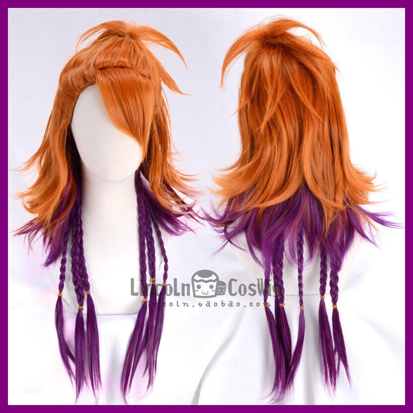 Anime Cosplay Long Black Hair - Парик для косплея Джокера из аниме