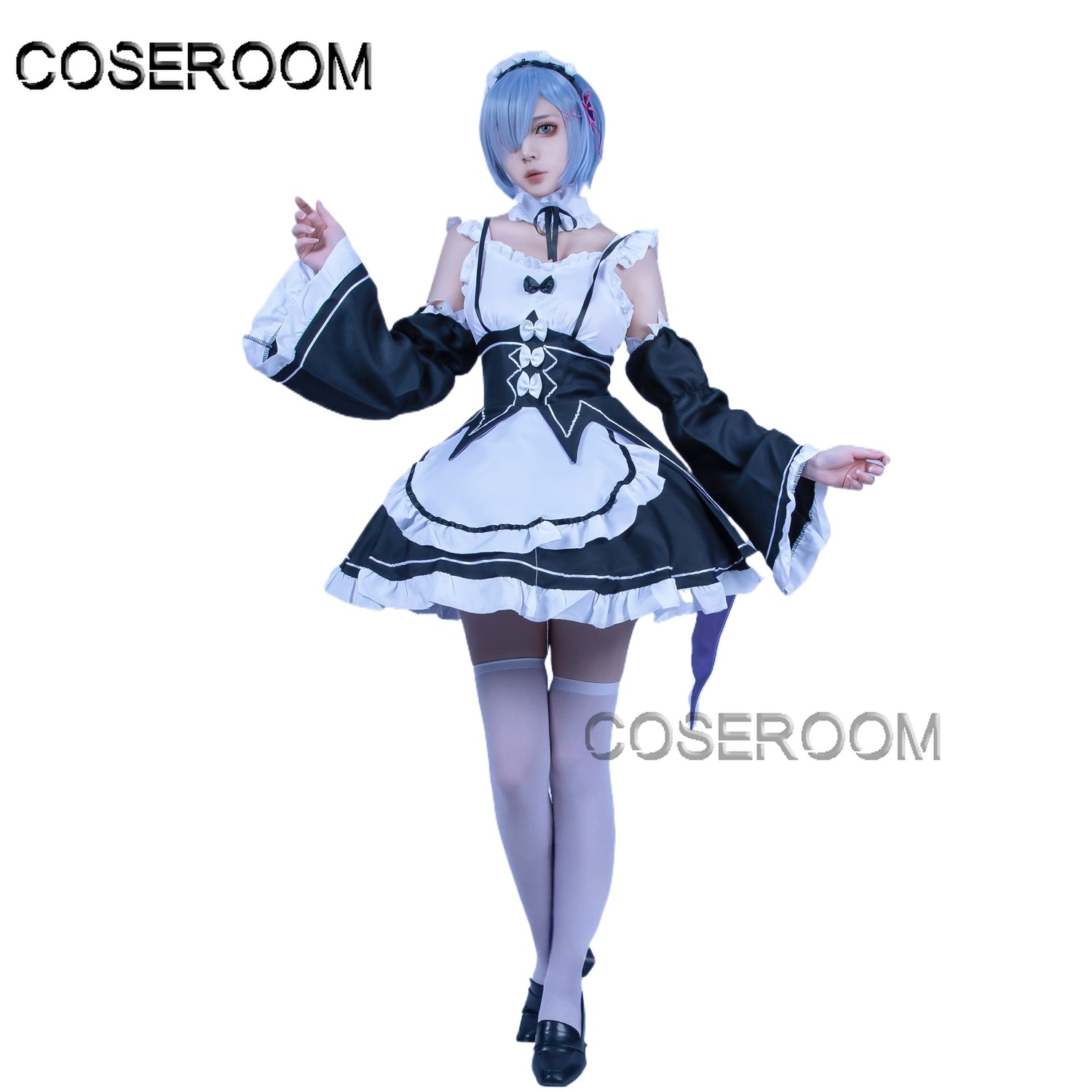 Re Zero Rem Wig - Костюм для косплея Рем из Re:Zero