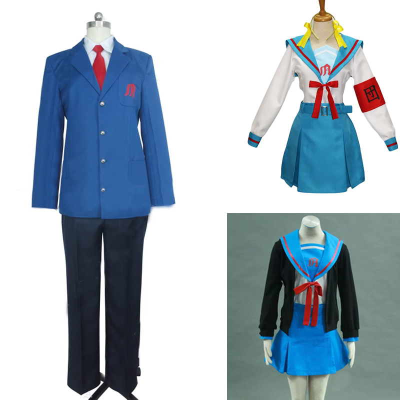 Cosplay Anime Yuki - Suzumiya Haruhi Nagato Yuki Kyon Sailor