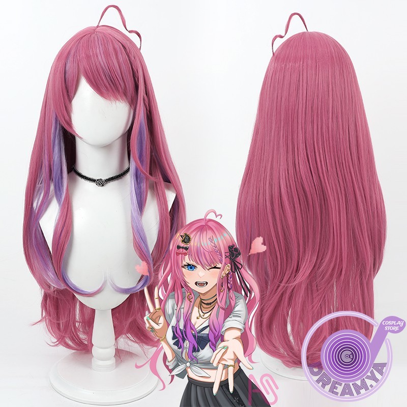 Anime Cosplay Long Hair - Парик для косплея Kuramochi Meruto Vtuber,