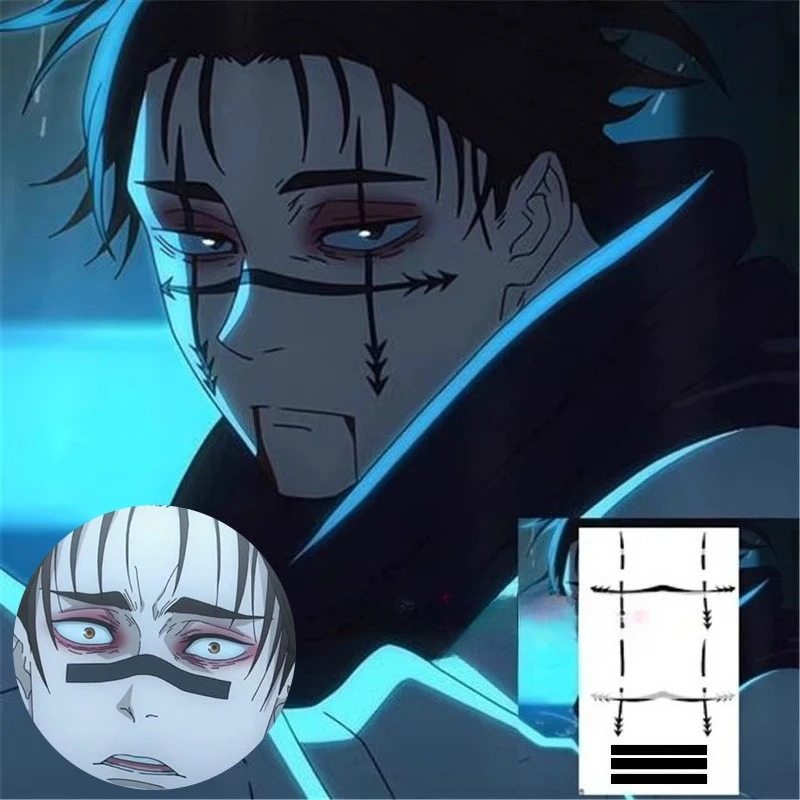 Anime Cosplay Jujutsu - Наклейки-тату Choso: Аниме Jujutsu Kaisen, 2-й