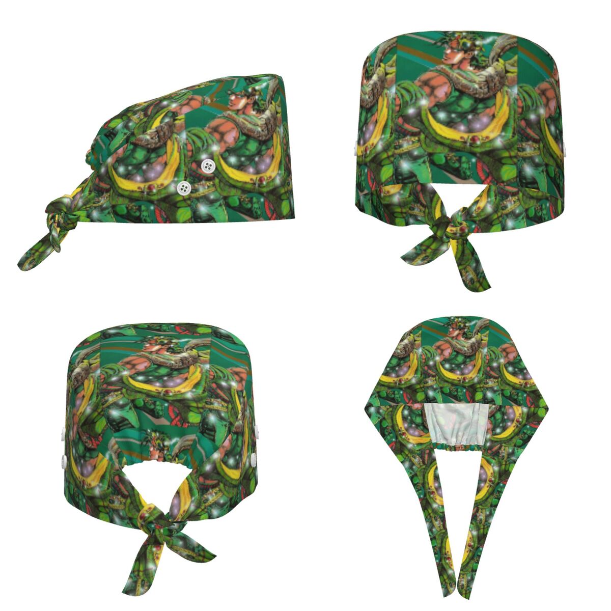 Jojo Bizarre Hat - Медицинская шапочка Jojo Bizarre Adventure Joseph