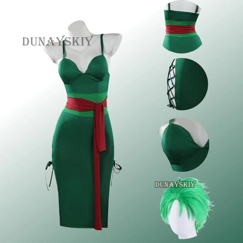 Аниме Ророноа Зоро Косплей Кос – обзор и цена Anime Zoro Cosplay Female