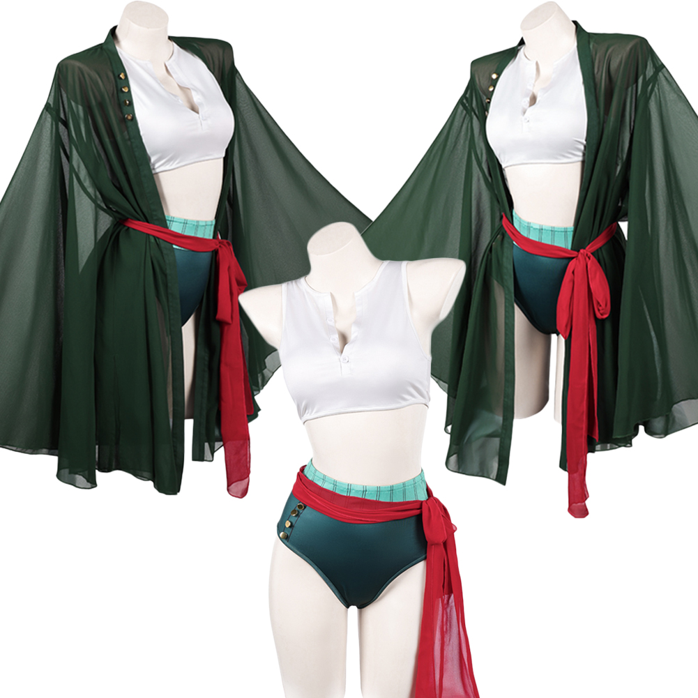 Женский костюм пирата Ророноа  – обзор и цена Anime Zoro Cosplay Female