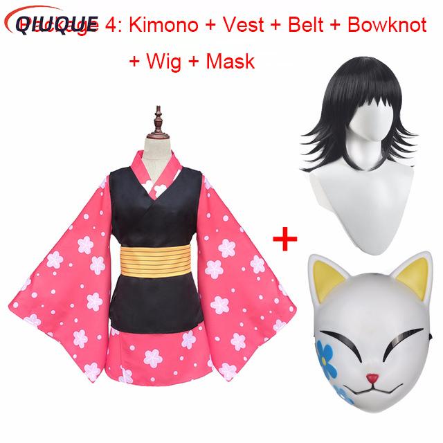 Макомо Косплей Костюм Кимоно У – обзор и цена Anime Cosplay With Mask
