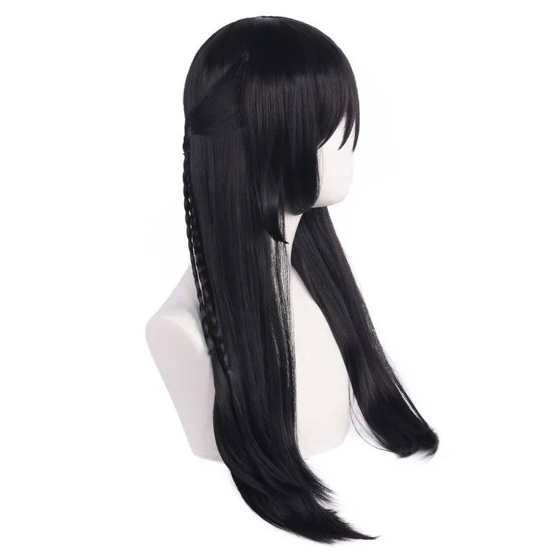 Le Cool Хэллоуин Комик-Кон Пра – обзор и цена Anime Cosplay Long Black Hair