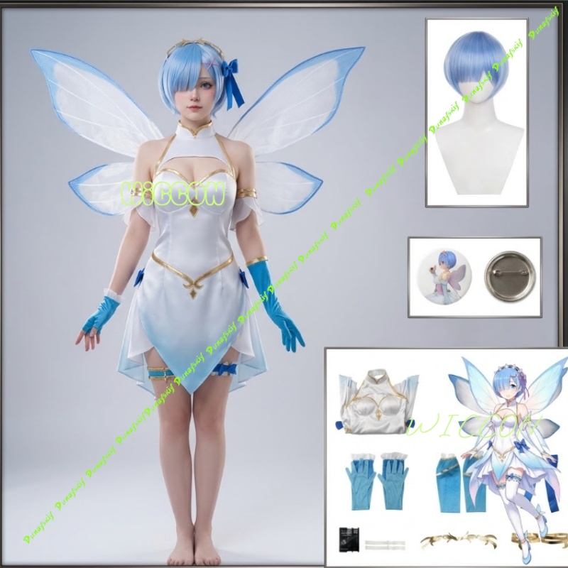 Косплей-набор Рем из «Re:Zero» – обзор и цена Re Zero Rem Wig