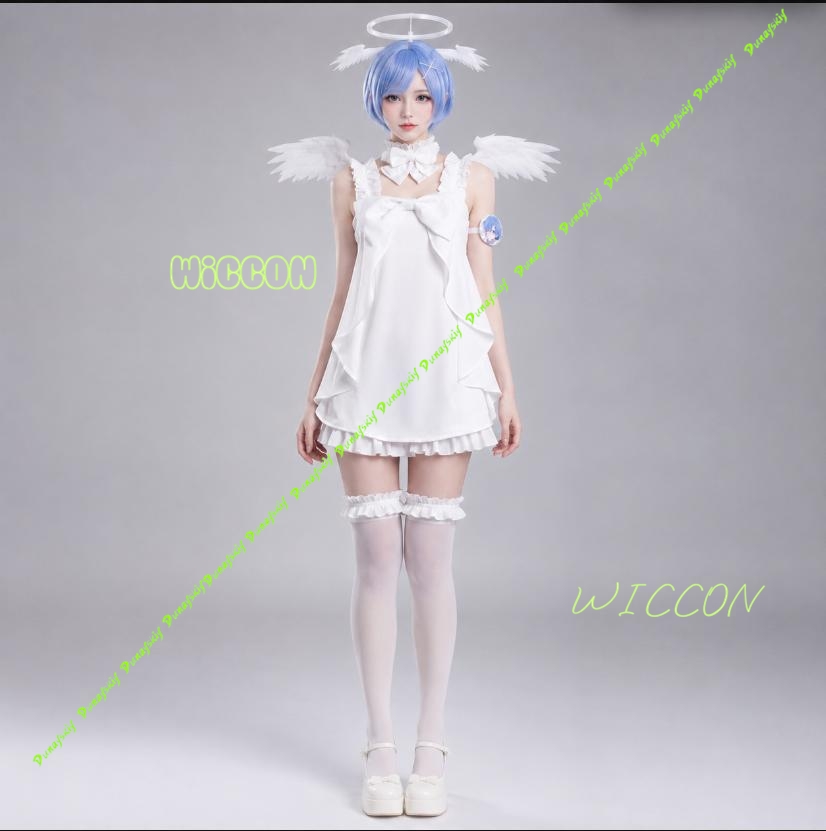 Костюм для косплея персонажей  – обзор и цена Re Zero Rem Wig