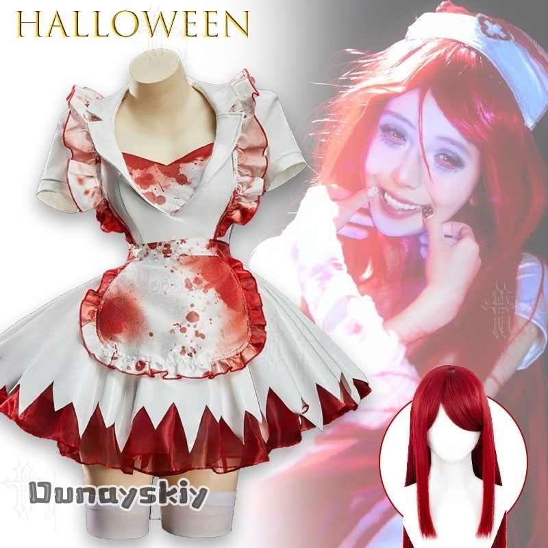 Костюм медсестры OHaYo% Bloody – обзор и цена Anime Cosplay Nurse
