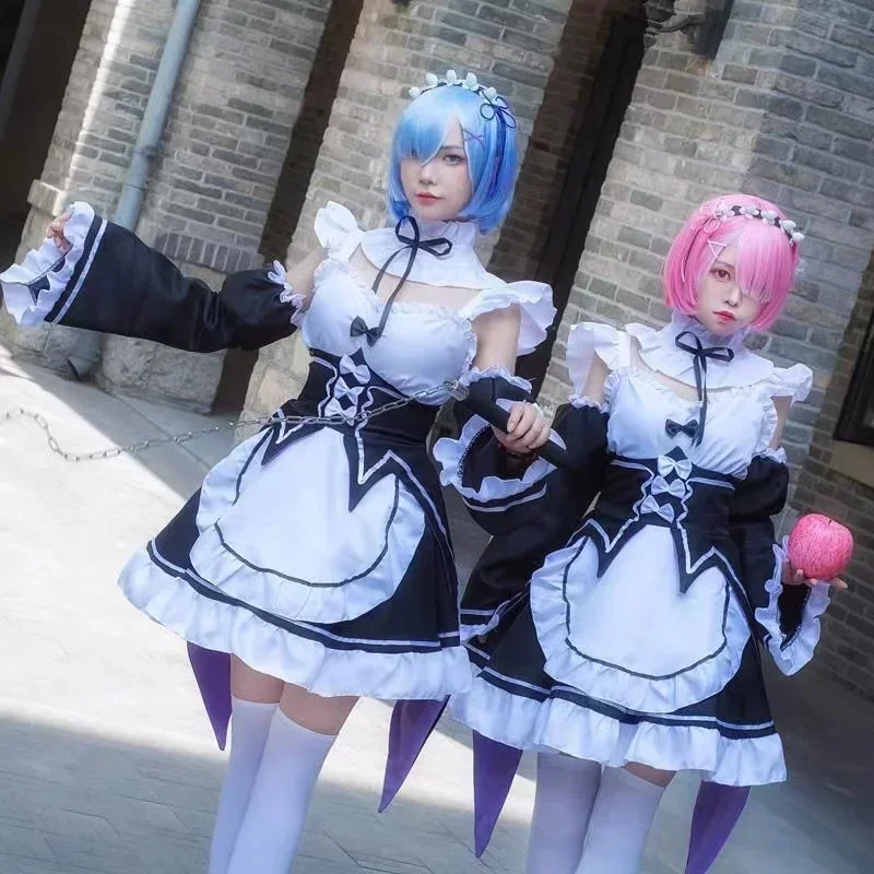 2026Rem Костюмы для косплея го – обзор и цена Re Zero Rem Wig