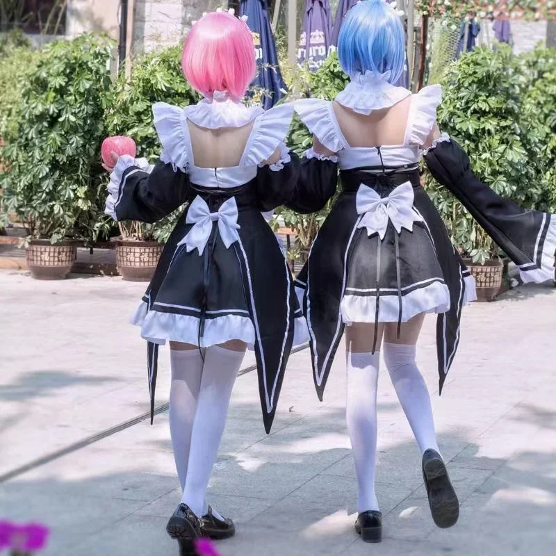 2026Rem Костюмы для косплея го – обзор и цена Re Zero Rem Wig