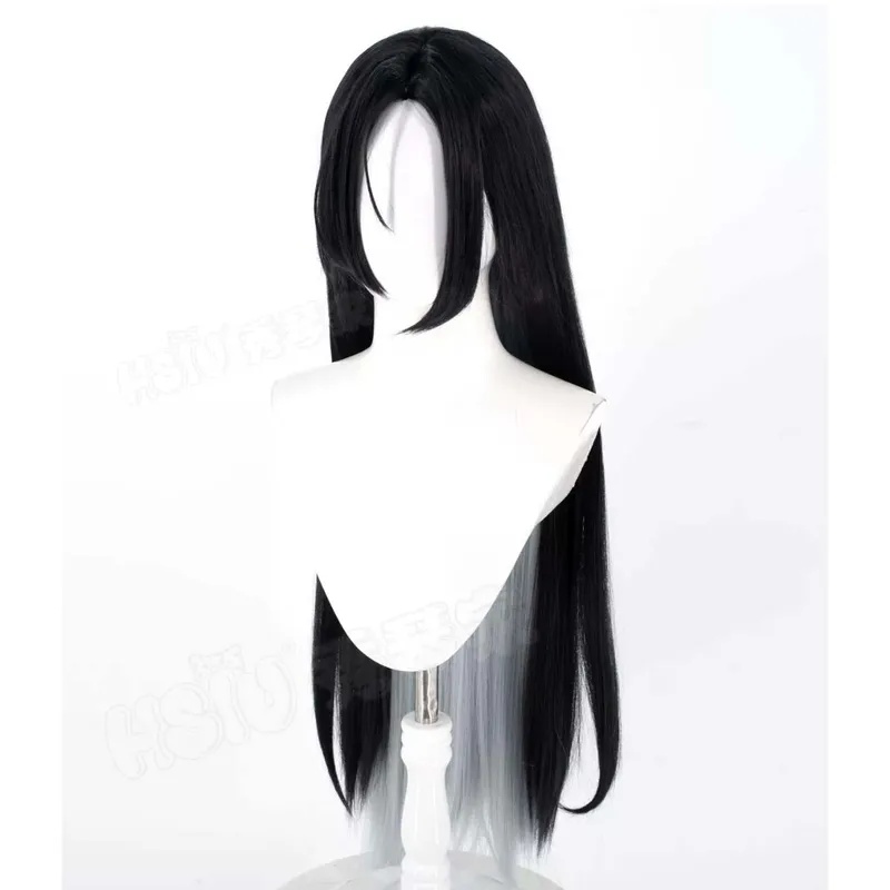 Le Cool Женский парик для косп – обзор и цена Anime Cosplay Long Black Hair
