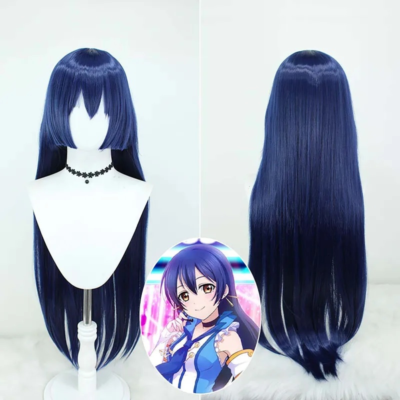 Парик Le Cool для Хэллоуинской – обзор и цена Anime Cosplay Long Black Hair
