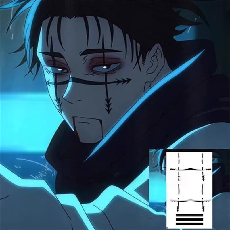Наклейки-тату Choso: Аниме Juj – обзор и цена Anime Cosplay Jujutsu